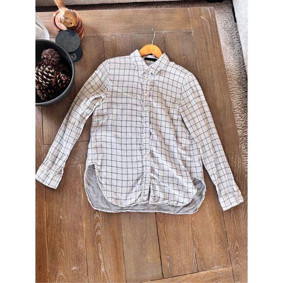 Jenny Kayne Plaid Button Up Shirt Size Medium - Picture 1 of 9